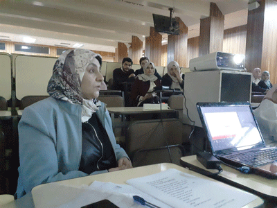 محاضرة علمية توعوية حول فيروس كورونا بالمستشفى الجامعي طرابلس 