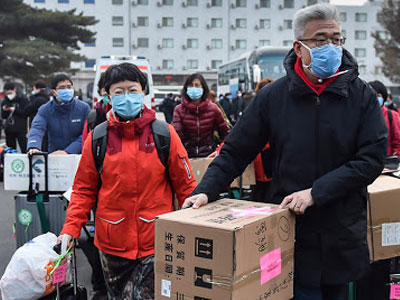 الصين تعلن عن 89 حالة وفاة جديدة بفيروس كورونا بانتهاء يوم السبت 