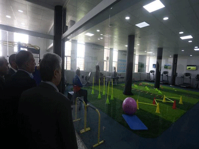 إعادة افتتاح مركز الطب الرياضي في طرابلس 