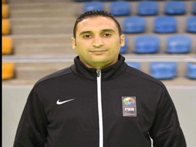 الحكم الدولي الليبي ( هيثم الساروي ) يشارك في إدارة مباريات التصفيات الأفريقية لكرة السلة بتونس