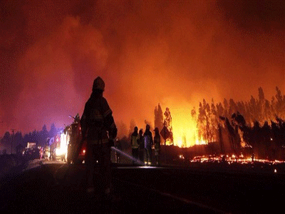 إجلاء 800 أسرة بسبب حرائق الغابات جنوبي تشيلي 