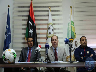 الاتحاد الليبي لكرة القدم يعقد مؤتمرا صحفيا 