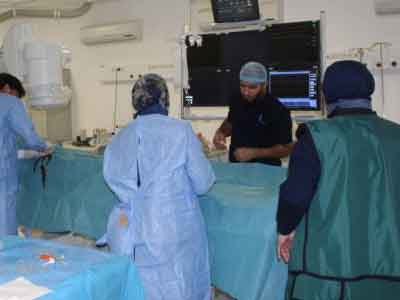 إجراء 3 عمليات قسطرة قلبية بمركز طبرق الطبي 