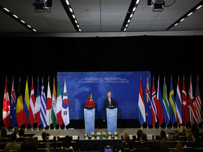 وزراء خارجية 20 دولة يتبنون في اجتماع فانكوفر بيانا يؤيد الحوار بين الكوريتين