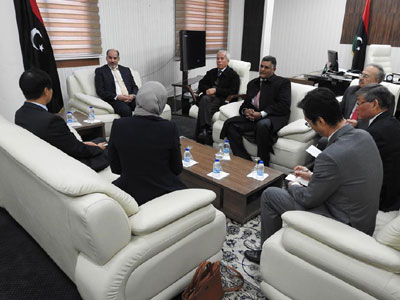 كاجمان يلتقي سفير كوريا الجنوبية لدى ليبيا والوفد المرافق له ليبيا  