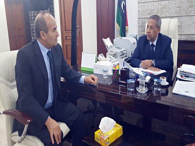 وزير الحكم المحلي يلتقي مندوب ليبيا لدى الاتحاد الاوروبي 