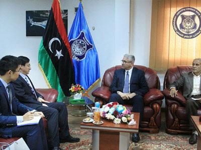 وزير الداخلية المفوض يستقبل السفير الصيني لدي ليبيا 