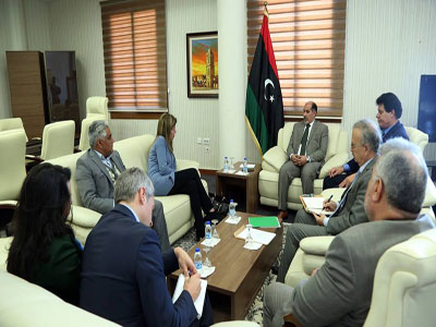 النائب كاجمان يلتقي نائب رئيس بعثة الأمم المتحدة للدعم في ليبيا 