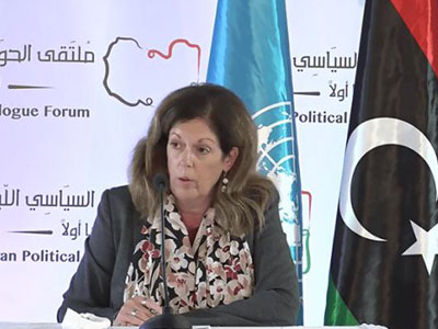 ستيفاني ويليامز تعلن تشكيل اللجنة الاستشارية لملتقى الحوار السياسي الليبي 