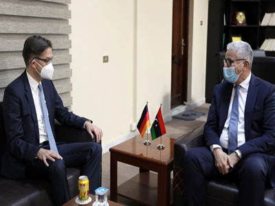 باشاغا يبحث مع السفير الألماني آفاق التعاون الأمني بين البلدين