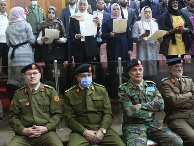 أعضاء هيئة القضاءالعسكري الجدد يؤدون اليمين القانوني في مراسم احتفالية 