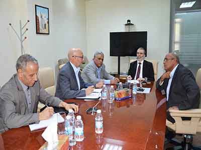 اجتماع المؤسسة الوطنية للنفط بشركة إيني شمال أفريقيا - فرع ليبيا 