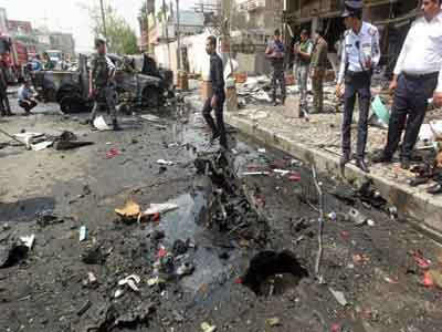 مقتل 10 اشخاص على الأقل في هجوم انتحاري شمال شرق بغداد 