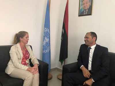 عبد الجليل يبحث مع وليامز الإصلاحات الملحة والمطلوبة لتطوير التعليم في ليبيا  