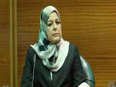 مديرة إدارة الصيدلة والمعدات الطبية بحكومة الوفاق الوطني ناهد مكي 