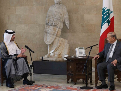 الرئاسة اللبنانية : قطر أعلنت جاهزيتها لمساعدة لبنان على كافة الأصعدة 