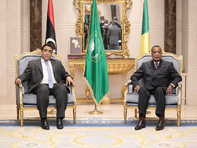 رئيس الكونغو برازافيل يستقبل رئيس المجلس الرئاسي ويبحث معه مستجدات الأوضاع في ليبيا