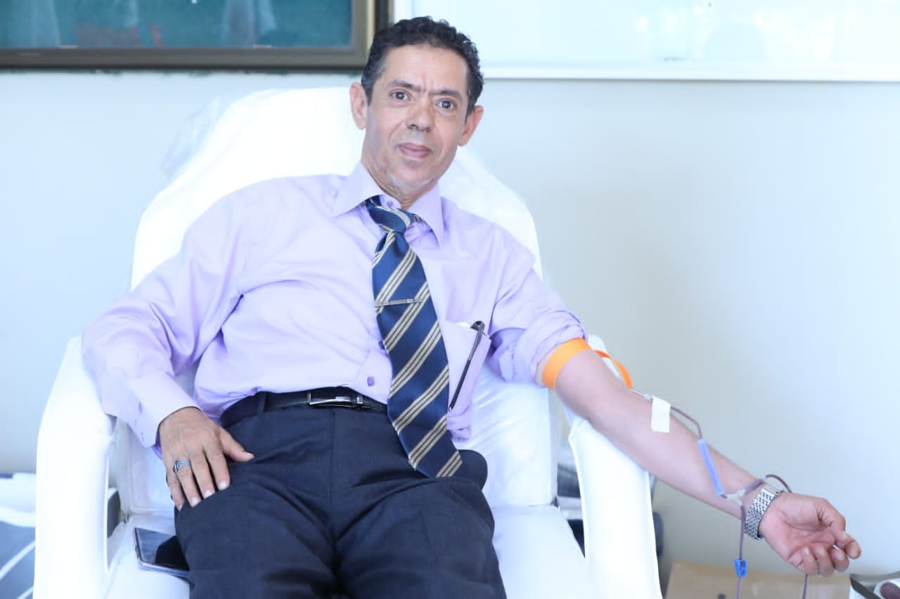 جامعة عمر المختار تنظم حملة للتبرع بالدم 