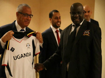 وفد المنتخب الأوغندي يزور ليبيا