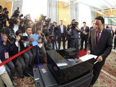 الانتخابات الرئاسية منغوليا 