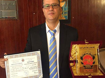 الباحث الليبي نجيب المرزوقي يفوز بجائزة البحث العلمي العربي 