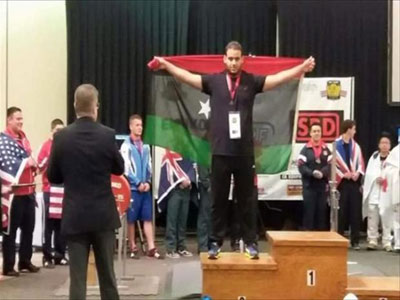 أبطال ليبيا يتألقون في عالمية القوة البدنية 