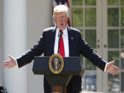 ترامب يعلن انسحاب الولايات المتحدة من اتفاقية المناخ