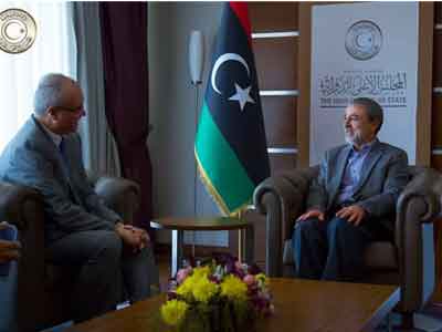 السويحلي يلتقي السفير التركي لدي ليبيا  