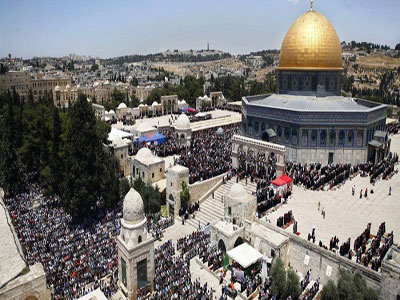 مفتي القدس يدعو لإنقاذ المسجد الأقصى 
