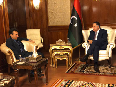 رئيس المجلس الرئاسي يستقبل السفير الإيطالي لدي ليبيا