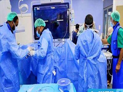وحدة القسطرة القلبية بمستشفى طرابلس الجامعي 