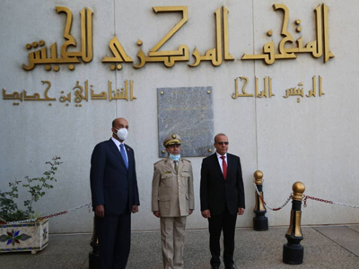 عضوا المجلس الرئاسي اللافي و الكوني يزوران جامع الجزائر والمتحف المركزي للجيش الشعبي الجزائري  