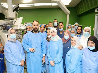 مستشفى العيون طرابلس يشهد اجراء المزيد من العمليات