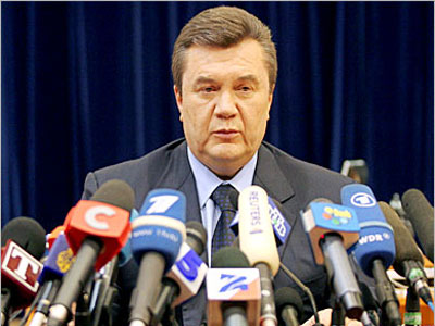 الرئيس الاوكراني فيكتور يانوكوفيتش