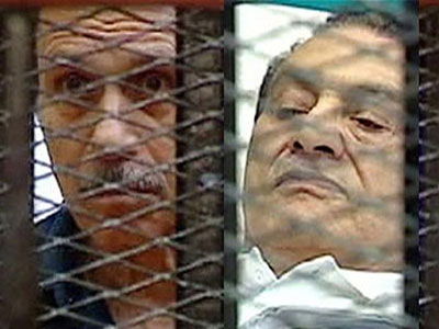 محاكمة حسني مبارك والعادلي 