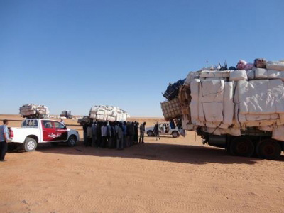 درع ليبيا بالجفرة يلقون القبض على 41 مهاجرا غير شرعي