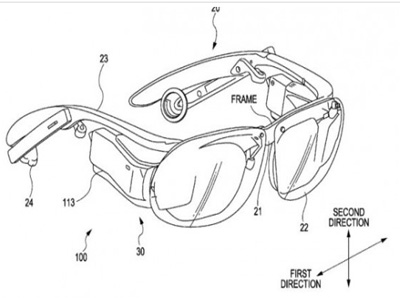 نظارة سوني تعمل بتقنية الواقع المعزز