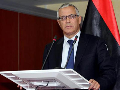 رئيس الحكومة المؤقتة علي زيدان
