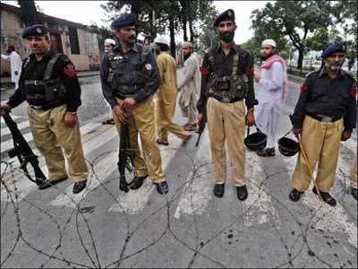  	  	الشرطة الباكستانية