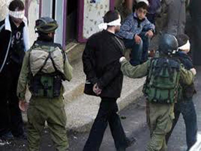 القوات الإسرائيلية تعتقل خمسة فلسطينيين 