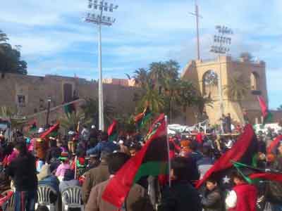 مظاهرات تشهدها عدة مدن ليبية تحت شعاروقف الفساد لإنقاذ البلاد  
