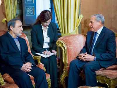 السويحلي يناقش مع رئيس مجلس الشيوخ الإيطالي الوضع في ليبيا 