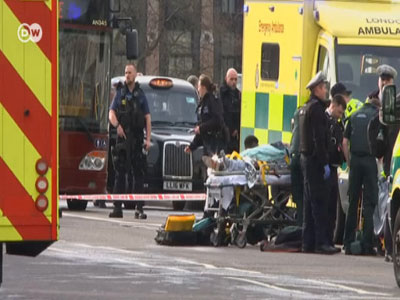 مقتل وإصابة 45 شخصا في هجوم بالقرب من مبنى البرلمان البريطاني