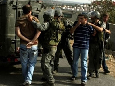 قوات الاحتلال الصهيوني تعتقل 4 شبان من بيت لحم