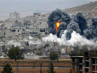 المرصد السوري : 13 قتيلا في ضربات روسية على إدلب 