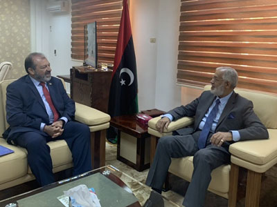 وزير الخارجية يتسلم أوراق إعتماد المدير التنفيذي الجديد لبرنامج الأمم المتحدة الإنمائي في ليبيا 