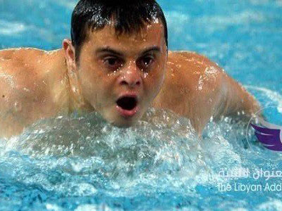 السباح الليبي نعمان فلفل يتحصل على ذهبية الفراشة في الاولمبياد العالمي الخاص بأبوظبي 
