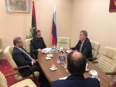 خالد المشري رئيس المجلس الأعلى للدولة يبدأ زيارة رسمية لروسيا