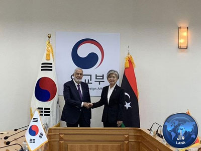 سيالة يبحث مع وزيرة خارجية جمهورية كوريا عودة الشركات الكورية 