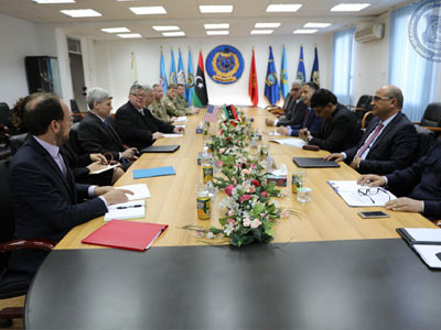 إجتماع ليبي أمريكي بحضور قائد قوات الأفريكوم 